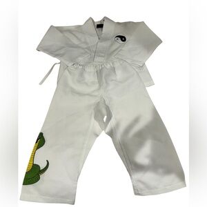 Hallow’s Eve White Martial Arts Uniform with Snake Design